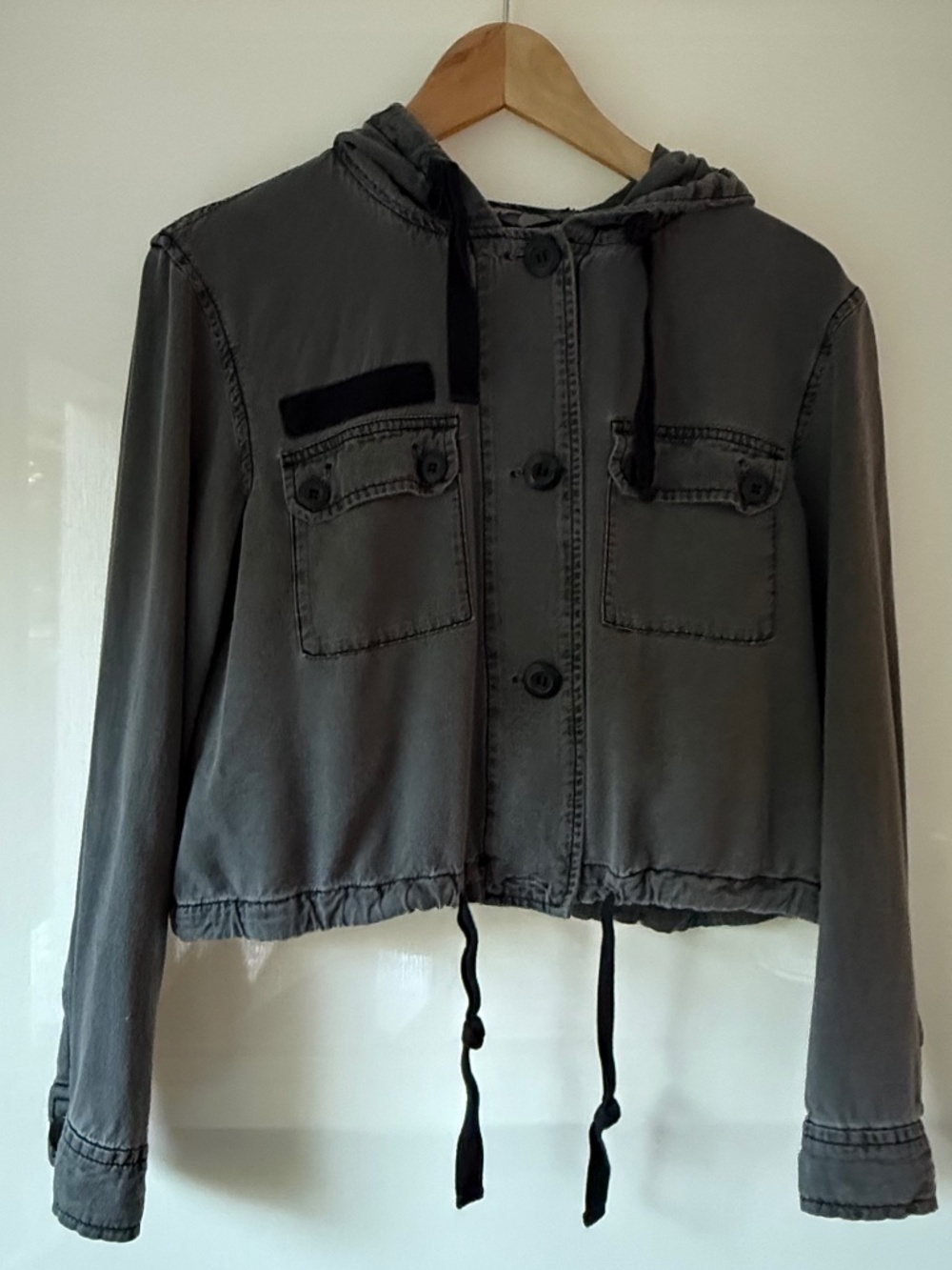 Rubbish Cropped Hooded Jacket – Women’s Medium